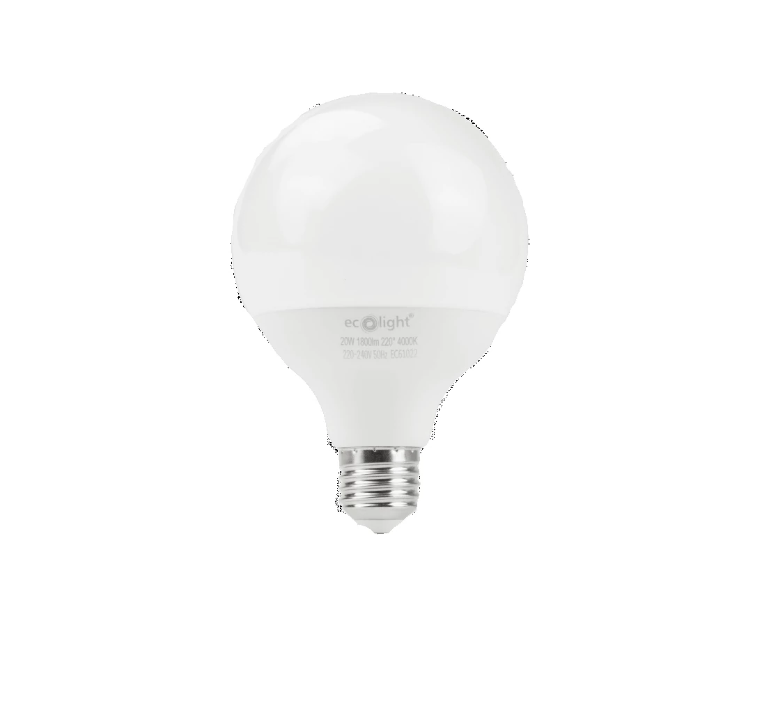 EcoLight E27-es foglalatú 20 W-os  1800 lm  SMD LED izzó natúr fehér