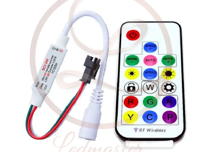 LEDmaster Prémium - Digitális ledszalag RGB vezérlő távirányítóval