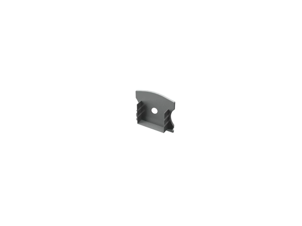 Ledprofiles végzáró furattal LP102 aluprofilhoz
