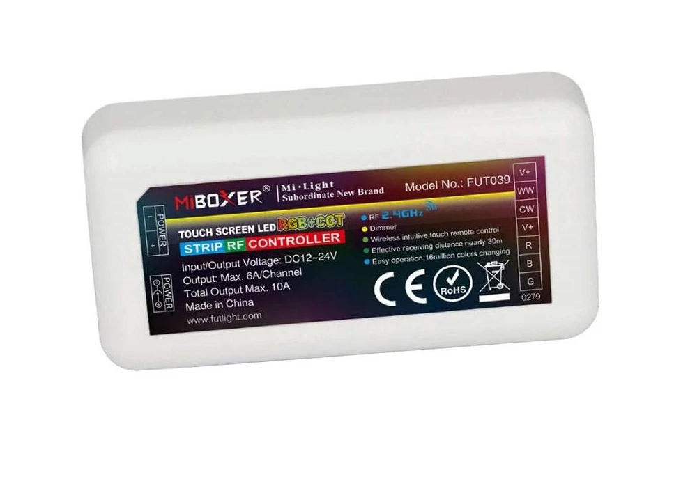 Mi Light 4 zónás RGBWW vezérlő (RGB+CCT)