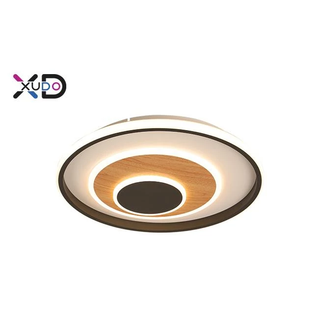 MasterLED XD XUDO 29W  ø400 mm  tölgy/fekete színű mennyezeti lámpa