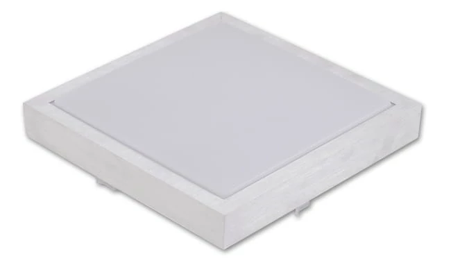 MasterLED Solen 270x270 mm négyzet alakú fehér mennyezeti lámpa E27 foglalattal