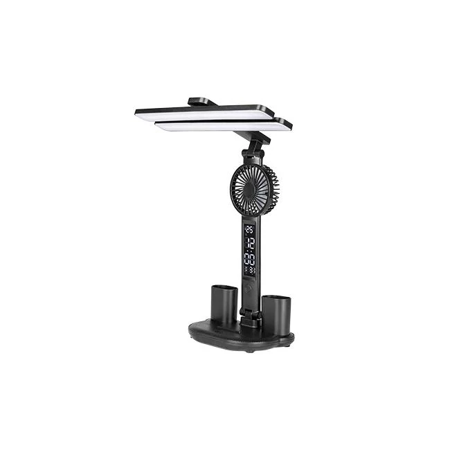 MasterLED Summer 9W-os asztali lámpa beépített ventilátorral  3000-6500K  fekete