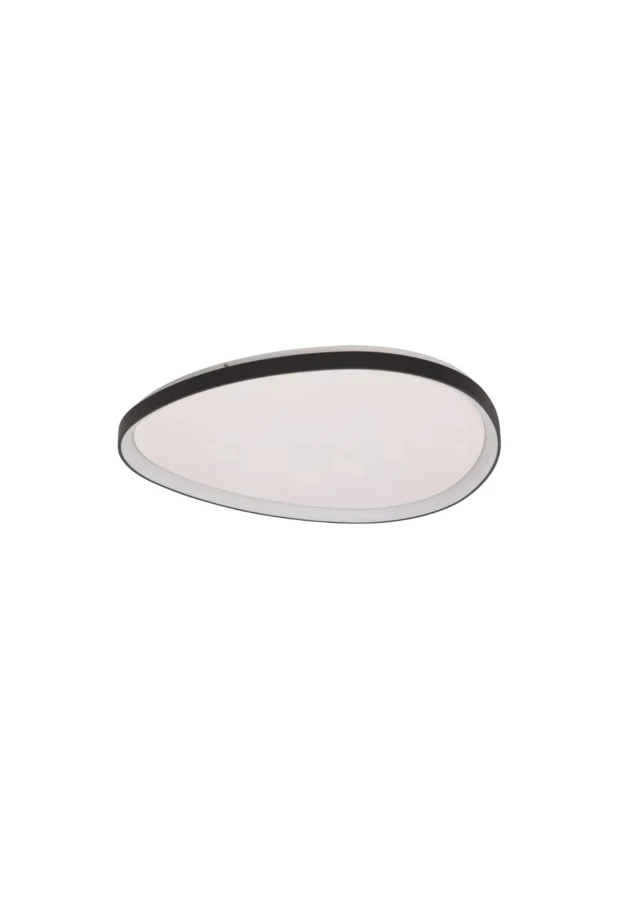 Stone Danube 36W-os 500x500mm  3000-6500K fekete színű távirányítós mennyezeti lámpa
