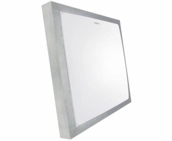 Strühm Alex 12 W-os 250x250 mm négyzet alakú natúr fehér mennyezeti lámpa IP44-es védettségű