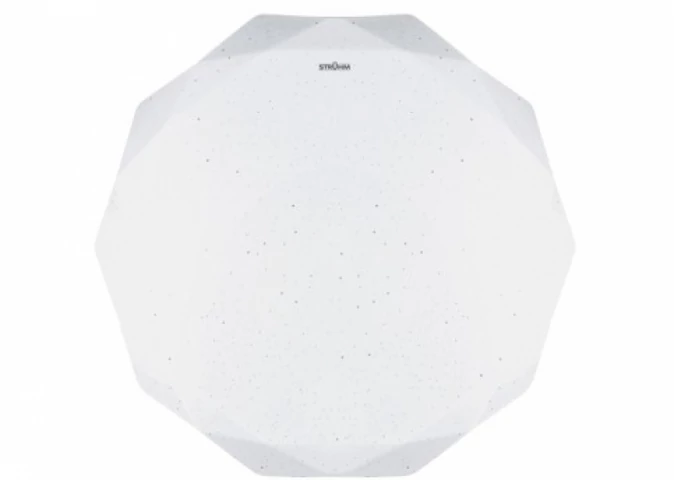 Strühm Diana 16 W-os ø350 mm sokszög alakú natúr fehér mennyezeti lámpa IP44-es védettségű