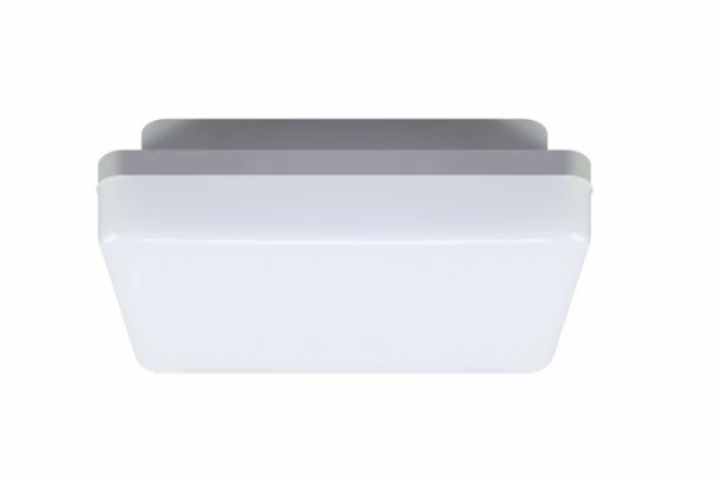 Strühm Major 18 W-os 220x220 mm négyzet alakú natúr fehér mennyezeti lámpa IP55-ös védettségű