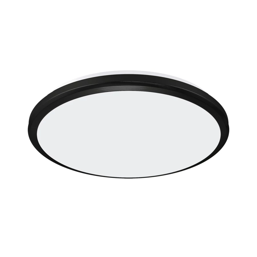 Strühm Planar 24 W-os ø315 mm kerek  fekete mennyezeti lámpa IP54-es védettségű