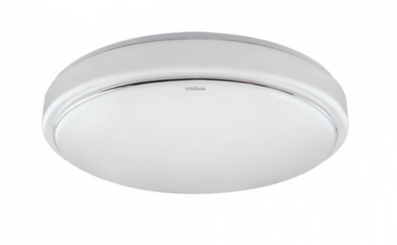 Strühm Sola 16 W-os ø325 mm kerek natúr fehér mennyezeti lámpa IP44-es védettségű