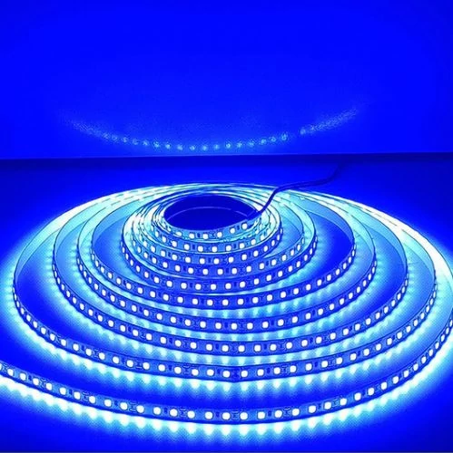 LED szalag kültéri 12V, 9W, 128LED, 1390Lm, IP65, Kék