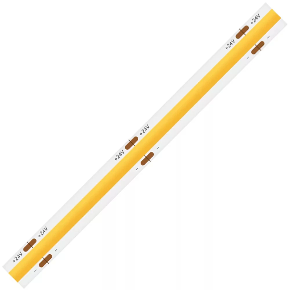LED Szalag beltéri 24V, 4 Watt, 8 mm COB/320 LED, ~360 Lumen, 6000-6500K (hideg fehér)
