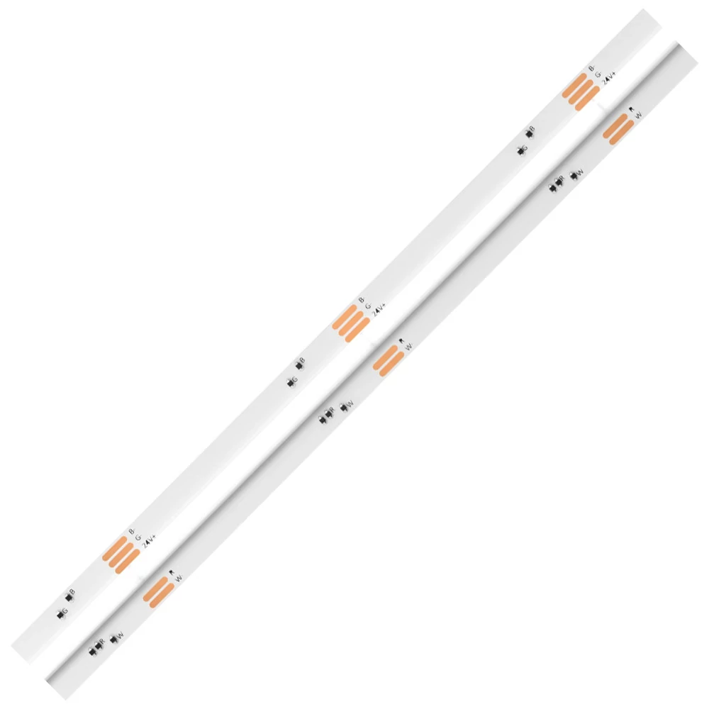 LED Szalag beltéri 24V, 16 Watt, 12 mm COB/560 LED, RGB + 350 Lumen, RGB+W (meleg fehér)