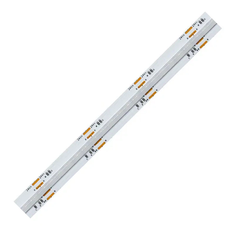 LED Szalag beltéri 24V, 21 Watt, 12 mm COB/840 LED, RGB + 500 Lumen, RGB+WW (2700K) + CW (6500K)