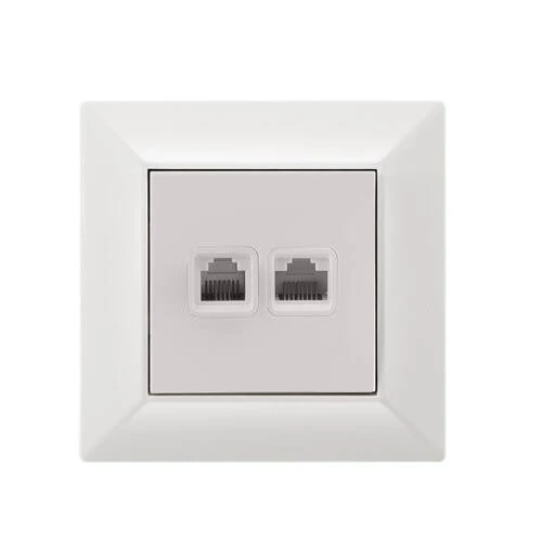 ELDGROUND RJ11 TEL+RJ45 Cat.5 UTP aljzat