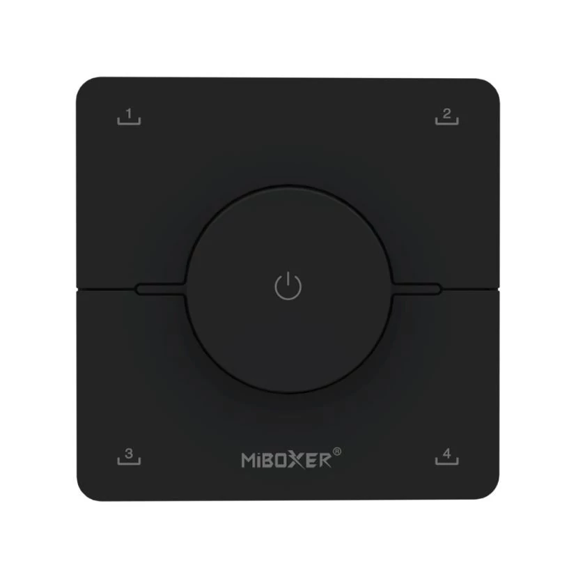 MiBoxer Dimmer+CCT Fali Távirányító Fekete 1 zónás