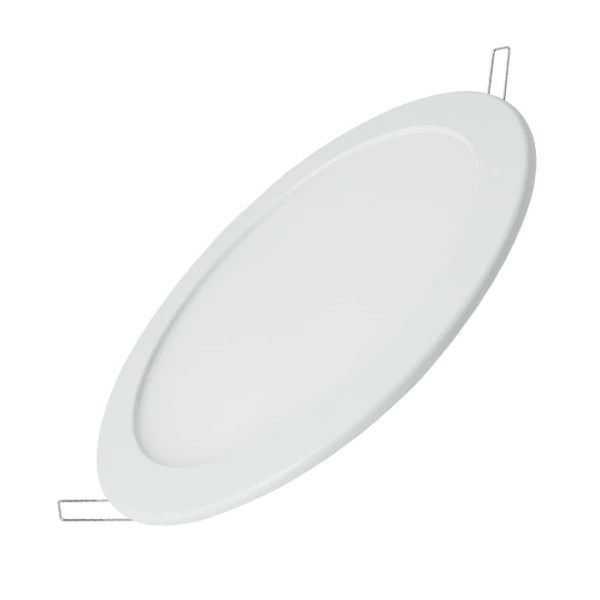 18W Süllyeszthető Kerek LED Panel Hideg Fehér 1380lm