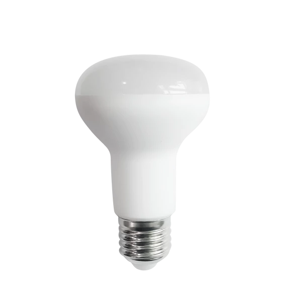 E27 9W LED gomba égő meleg fehér 3000K R63 tejüveg opál