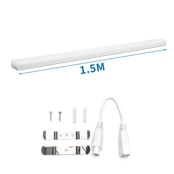 150cm-es 30W Pultvilágító Lámpa Aigostyle 4000K Természetes Fehér