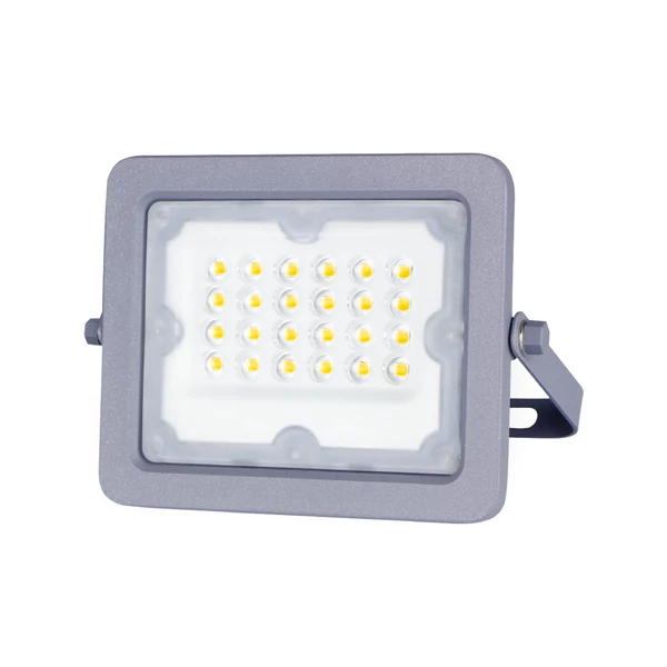 20W Szürke Házas Slim LED Reflektor Természetes Fehér 1800lm