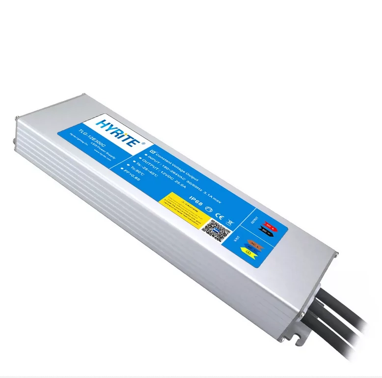 HYRITE TLG-24E300C, LED tápegység, 300W / 24V, IP68, paralel funkció 